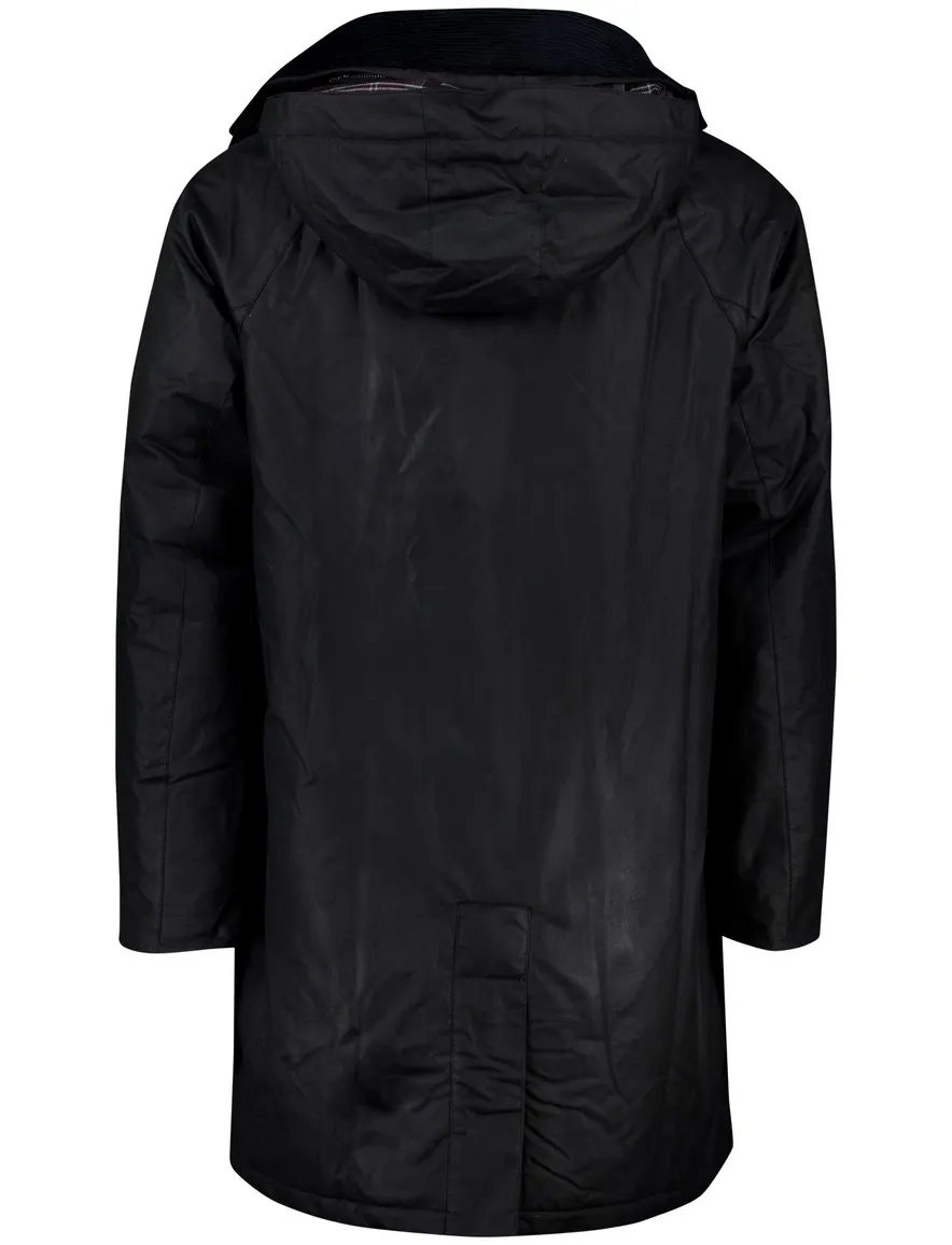 Barbour tussenjas trench coat navy