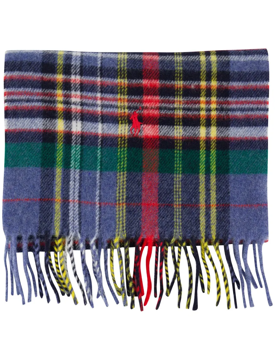 Polo Ralph Lauren sjaal wol multicolor