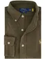 Polo Ralph Lauren overhemd groen button down knitted gemêleerd