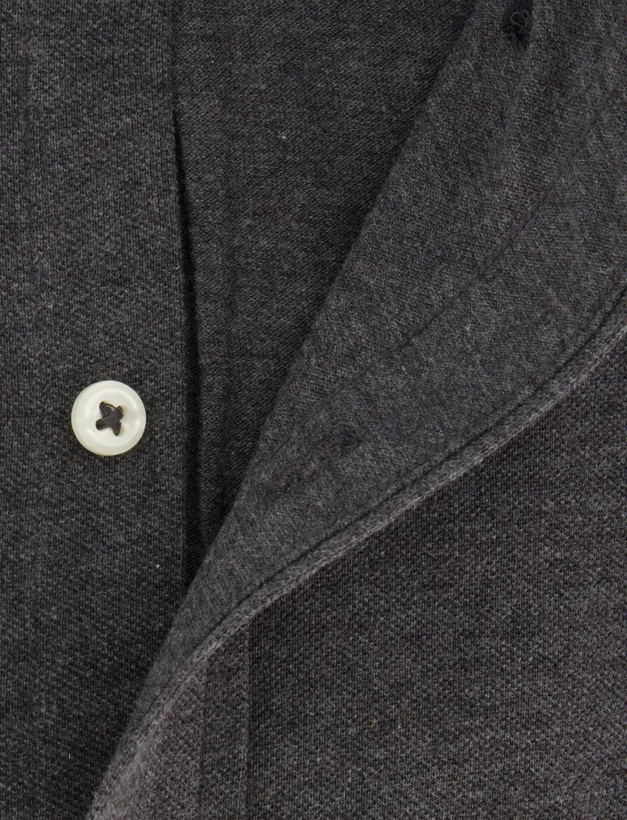 Polo Ralph Lauren overhemd grijs gemeleerd