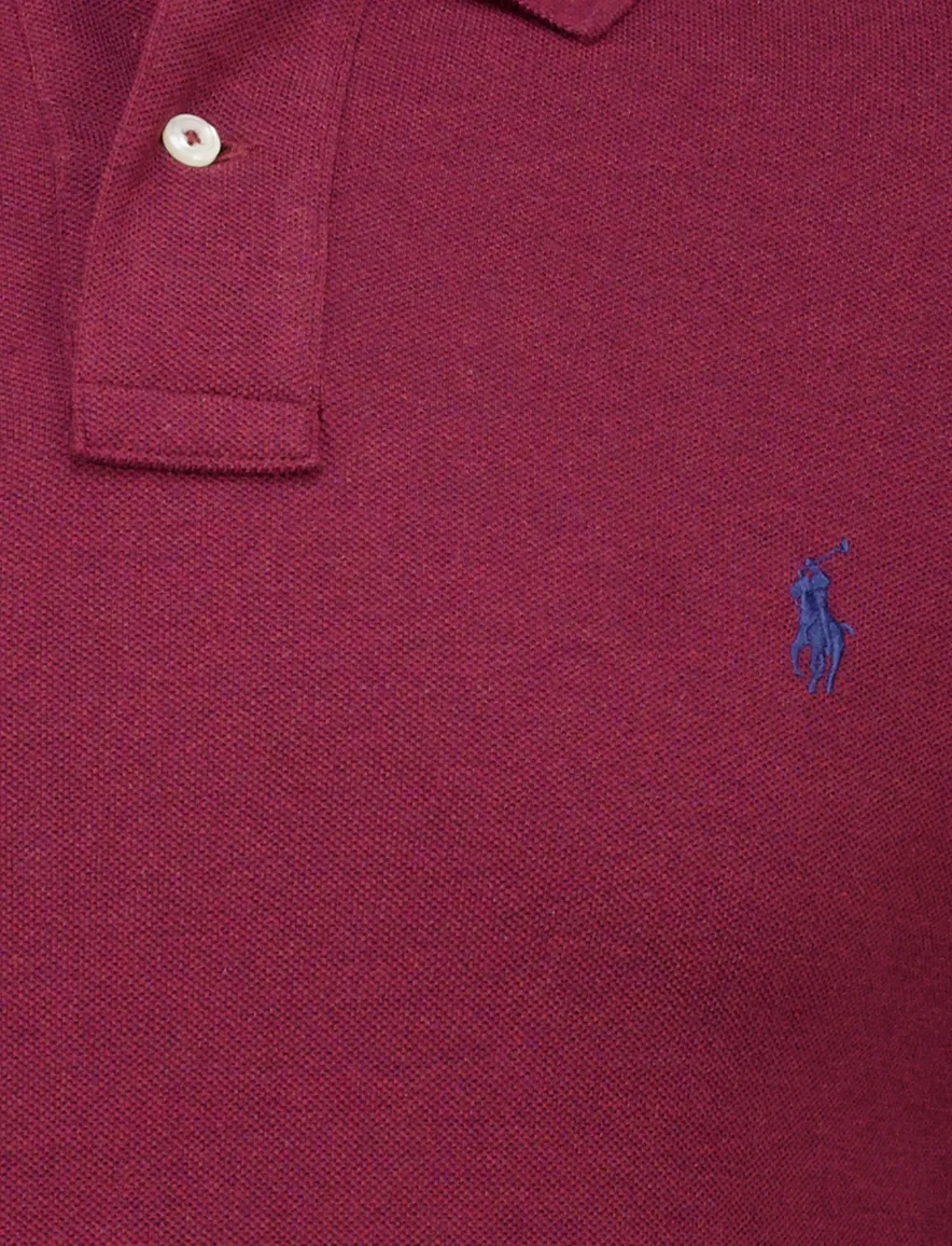 Polo Ralph Lauren polo lange mouw rood 2-knoops