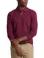 Polo Ralph Lauren polo lange mouw rood 2-knoops
