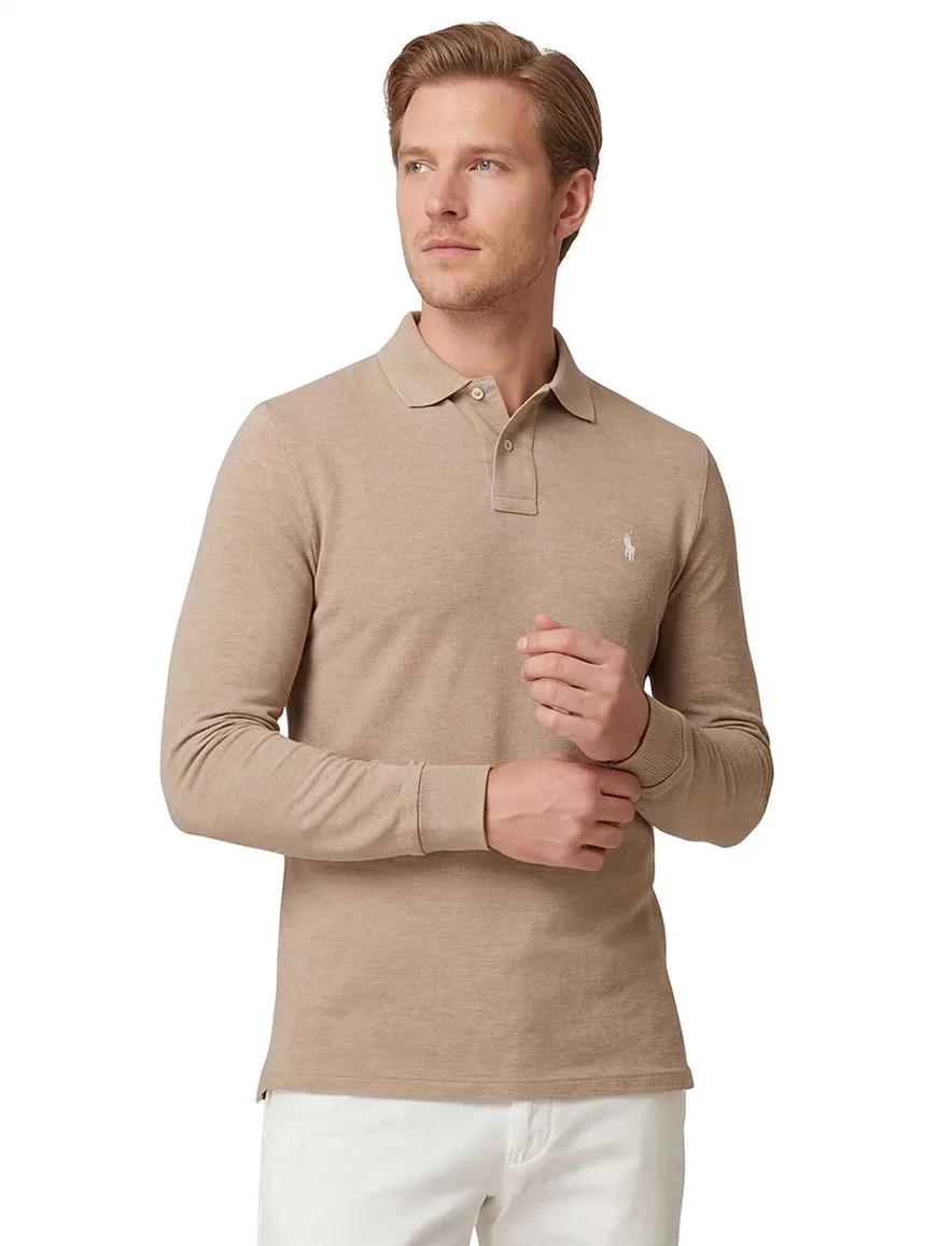 trui camel Polo Ralph Lauren Custom Slim Fit
