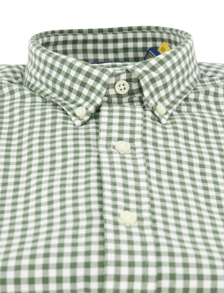Polo Ralph Lauren overhemd groen geruit button-down