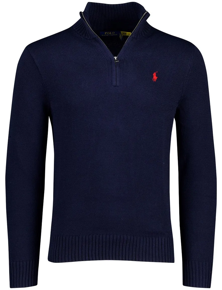 Polo Ralph Lauren trui half zip navy