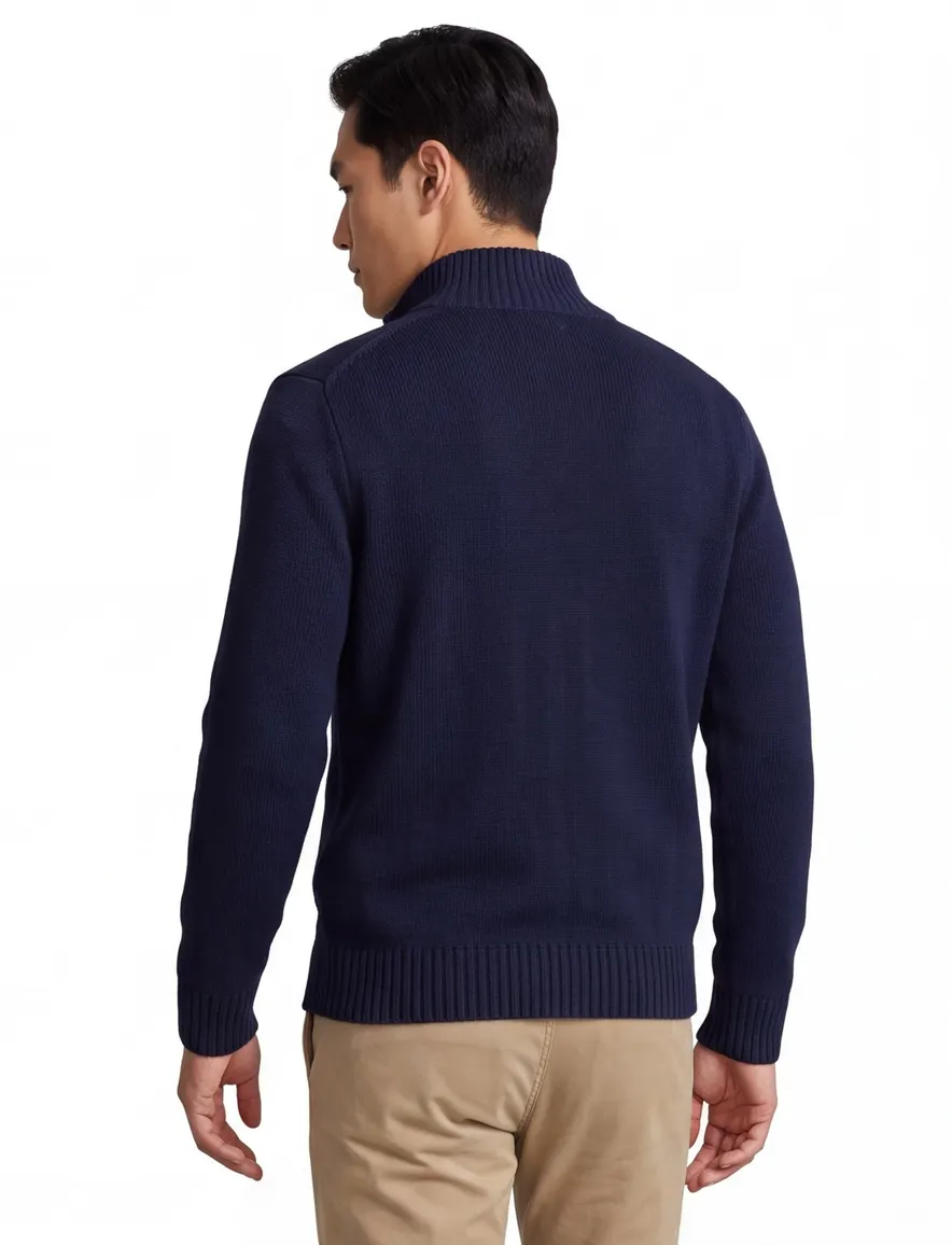 Polo Ralph Lauren trui half zip navy
