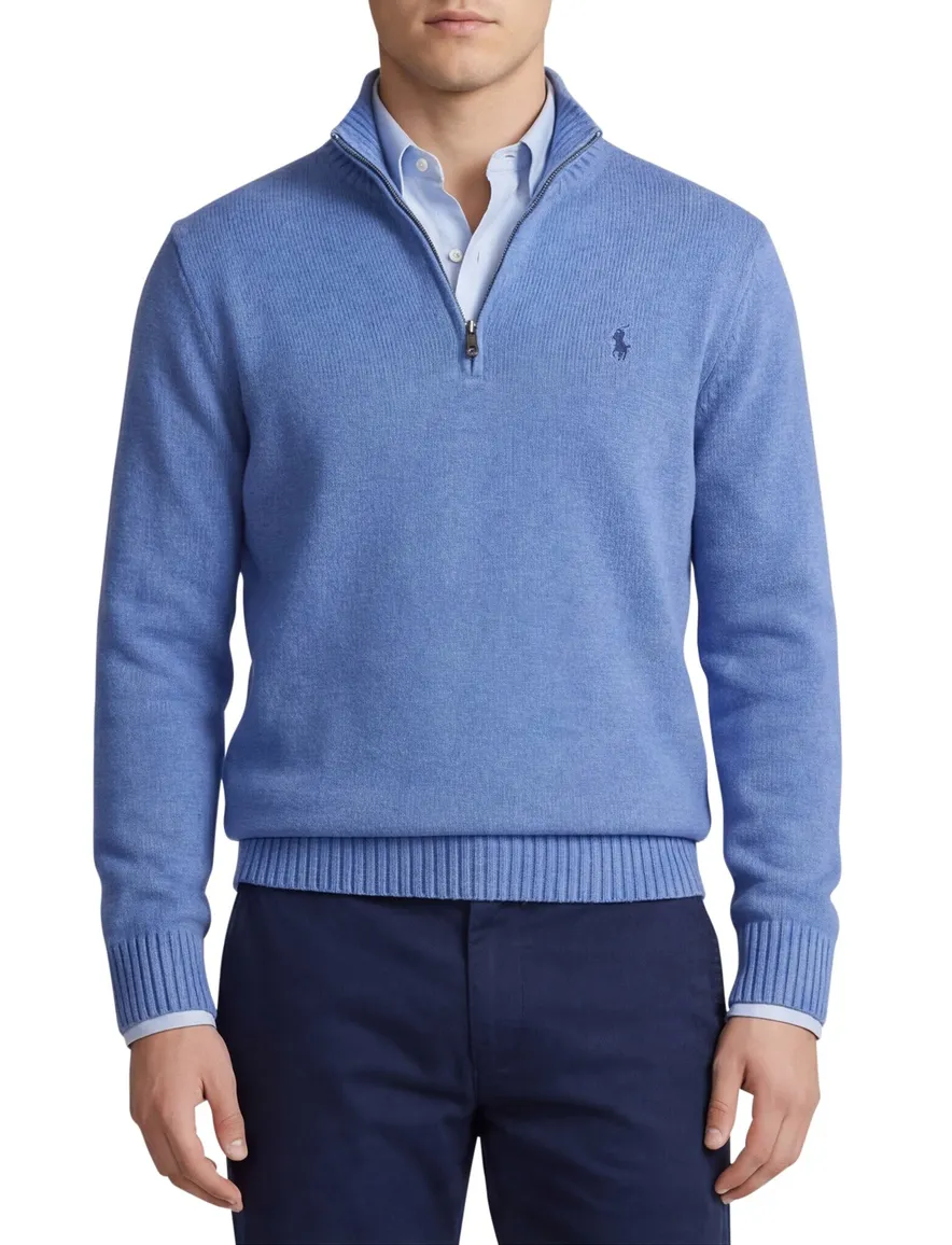 Polo Ralph Lauren trui half zip blauw