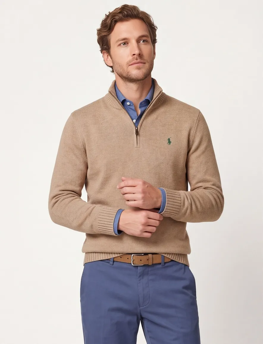 Polo Ralph Lauren trui bruin katoen