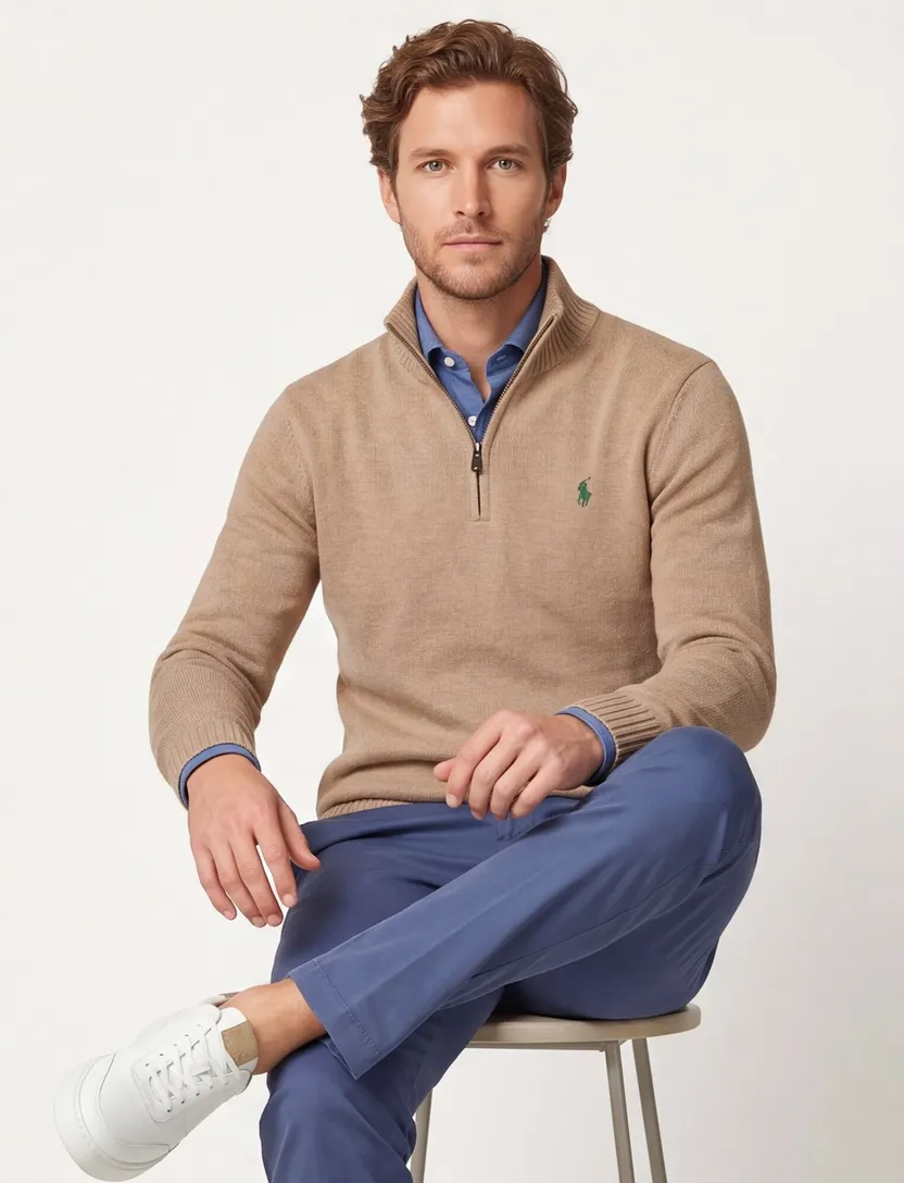 Polo Ralph Lauren trui bruin katoen