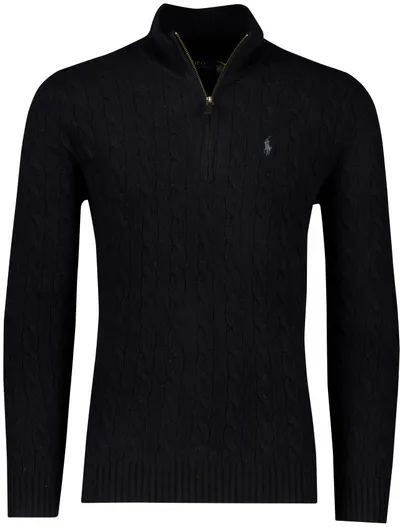 Polo Ralph Lauren wollen trui Polo Ralph Lauren normale fit zwart