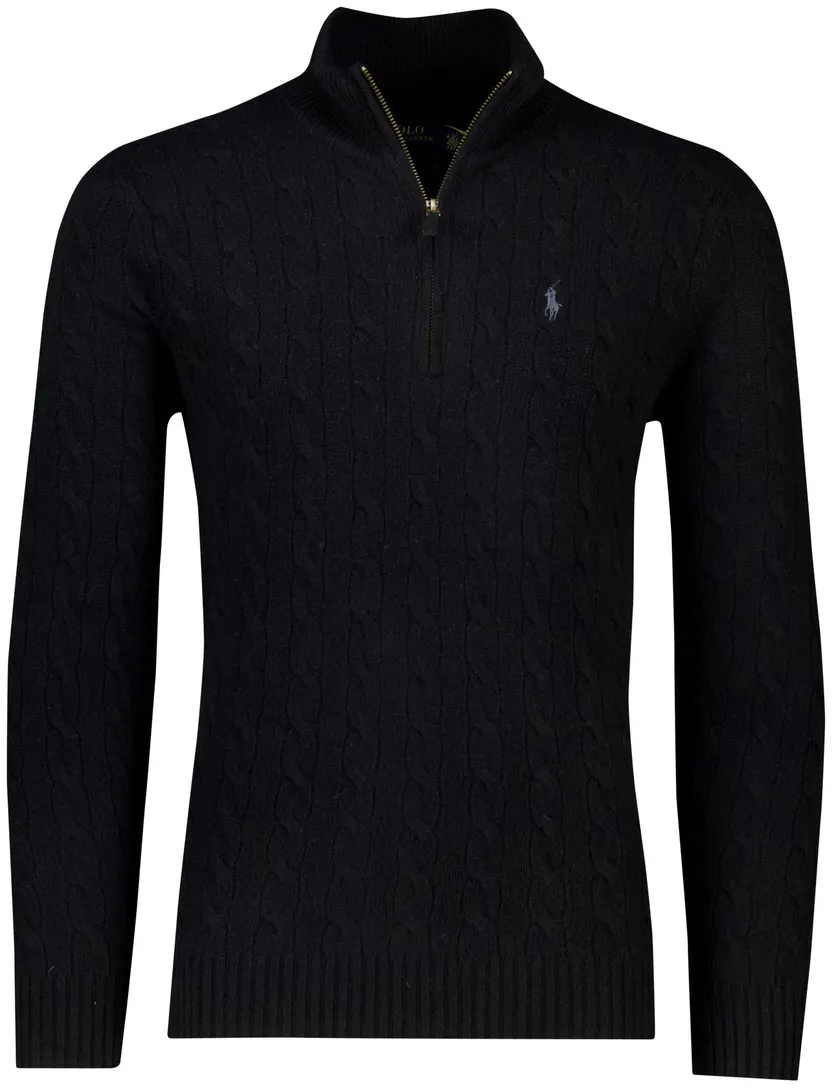 wollen trui Polo Ralph Lauren normale fit zwart