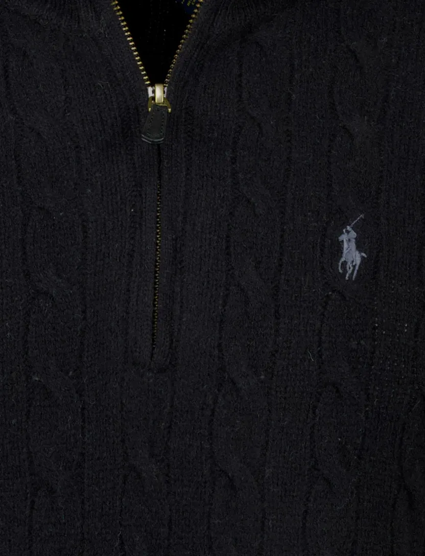 wollen trui Polo Ralph Lauren normale fit zwart