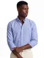 Polo Ralph Lauren overhemd middenblauw gestreept custom fit
