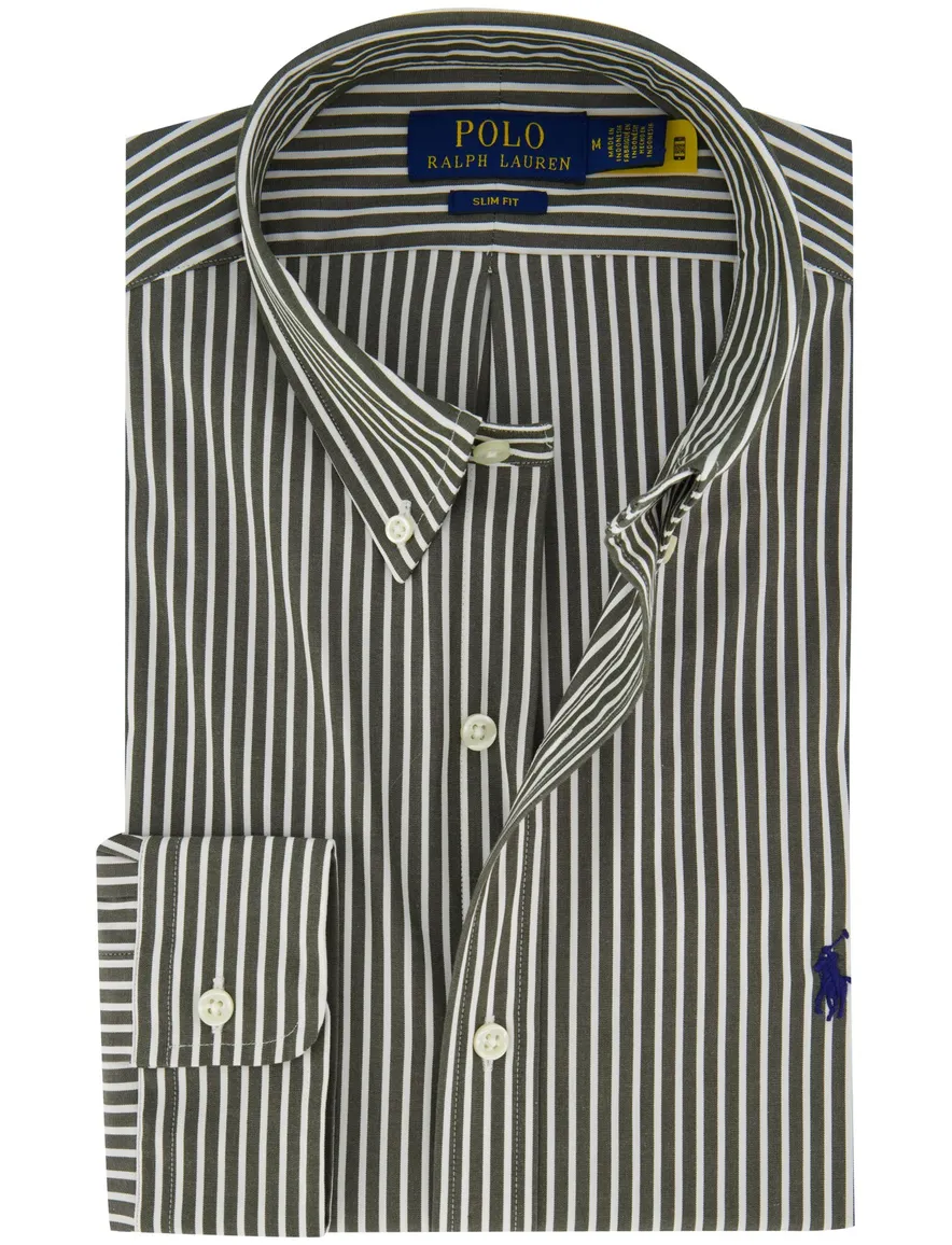 casual overhemd groen Polo Ralph Lauren Slim Fit