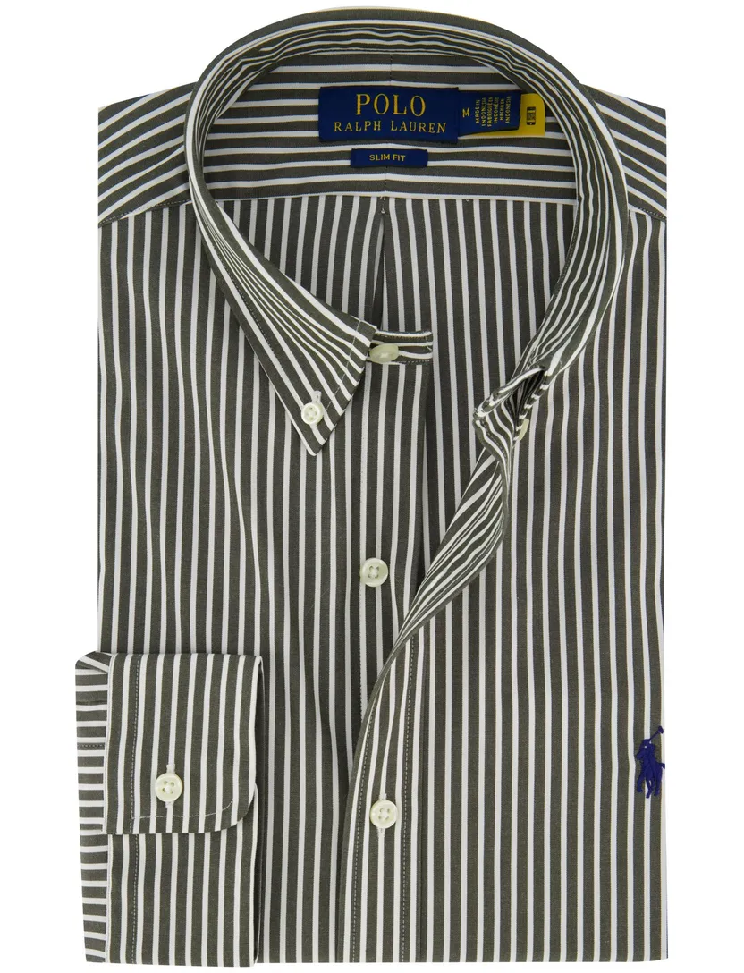 casual overhemd Polo Ralph Lauren Slim Fit groen