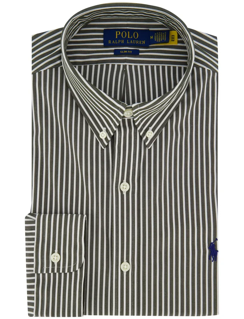 casual overhemd Polo Ralph Lauren Slim Fit groen