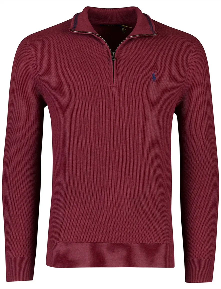 Polo Ralph Lauren half zip classic fit rood
