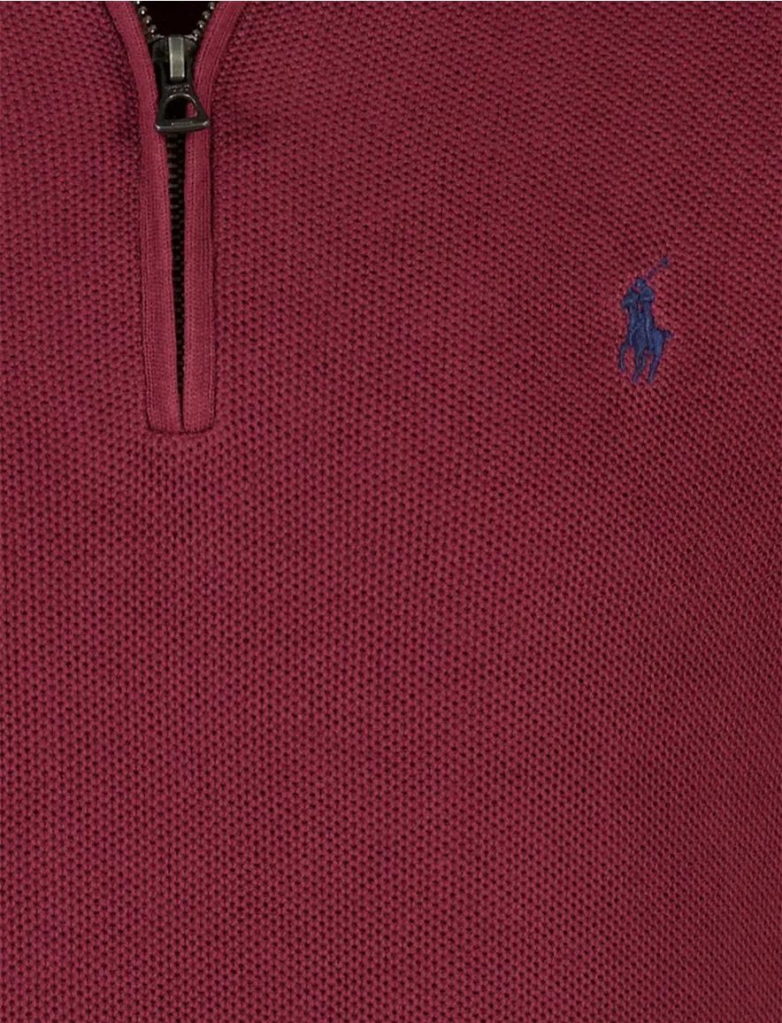 Polo Ralph Lauren half zip classic fit rood