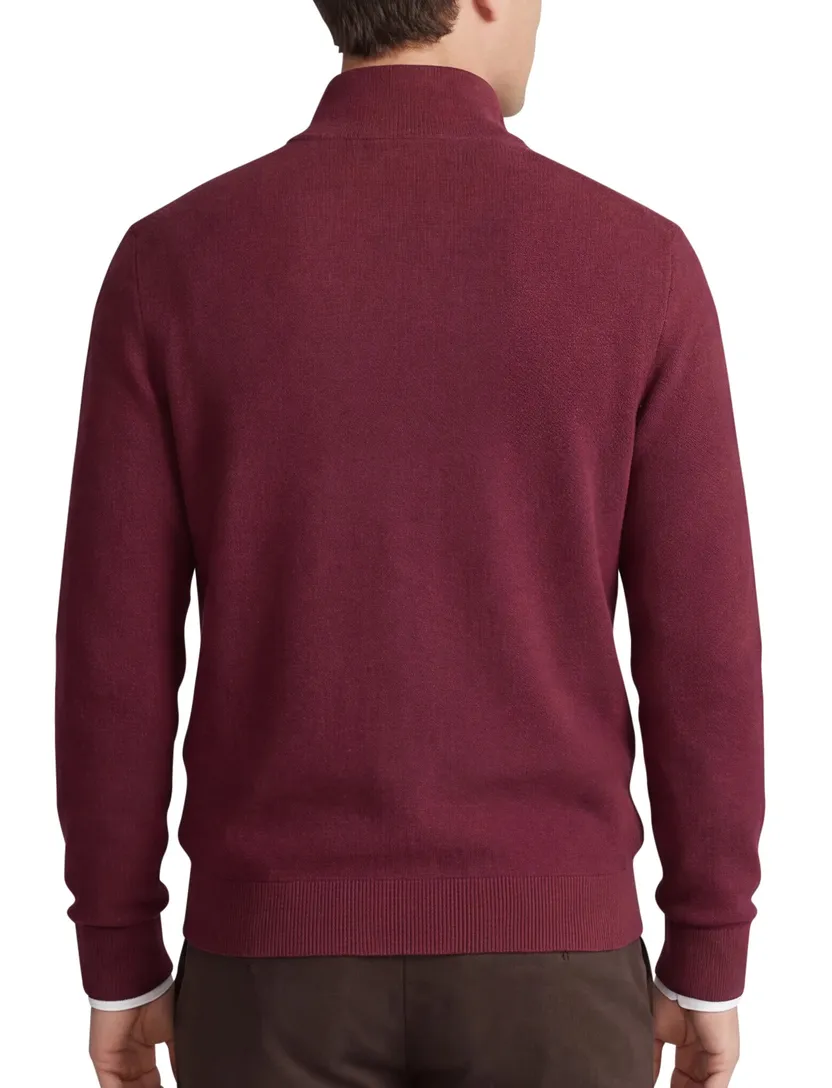 Trui Polo Ralph Lauren half zip classic fit rood
