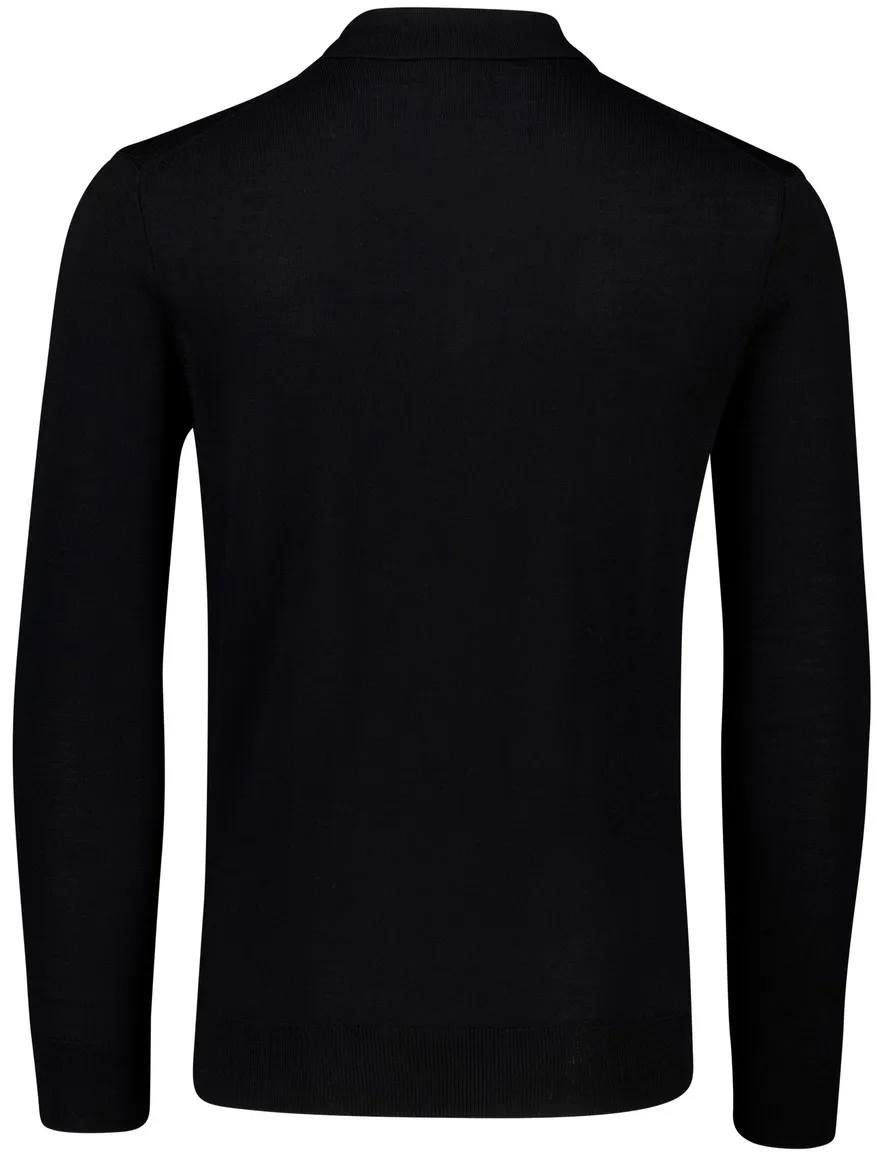 Polo Ralph Lauren trui Classic zwart 3 knoops wol