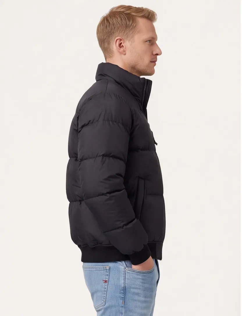 Gewateerde jas Polo Ralph Lauren Zwart