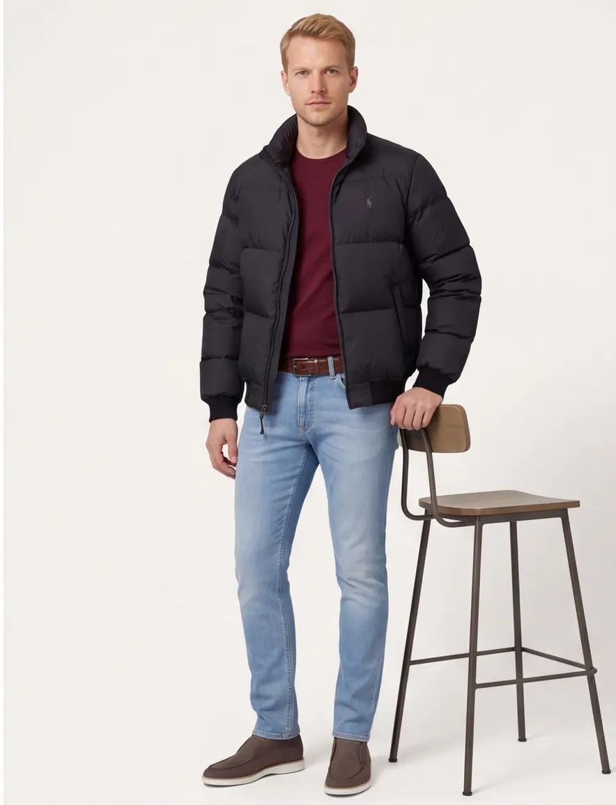Polo Ralph Lauren tussenjas zwart