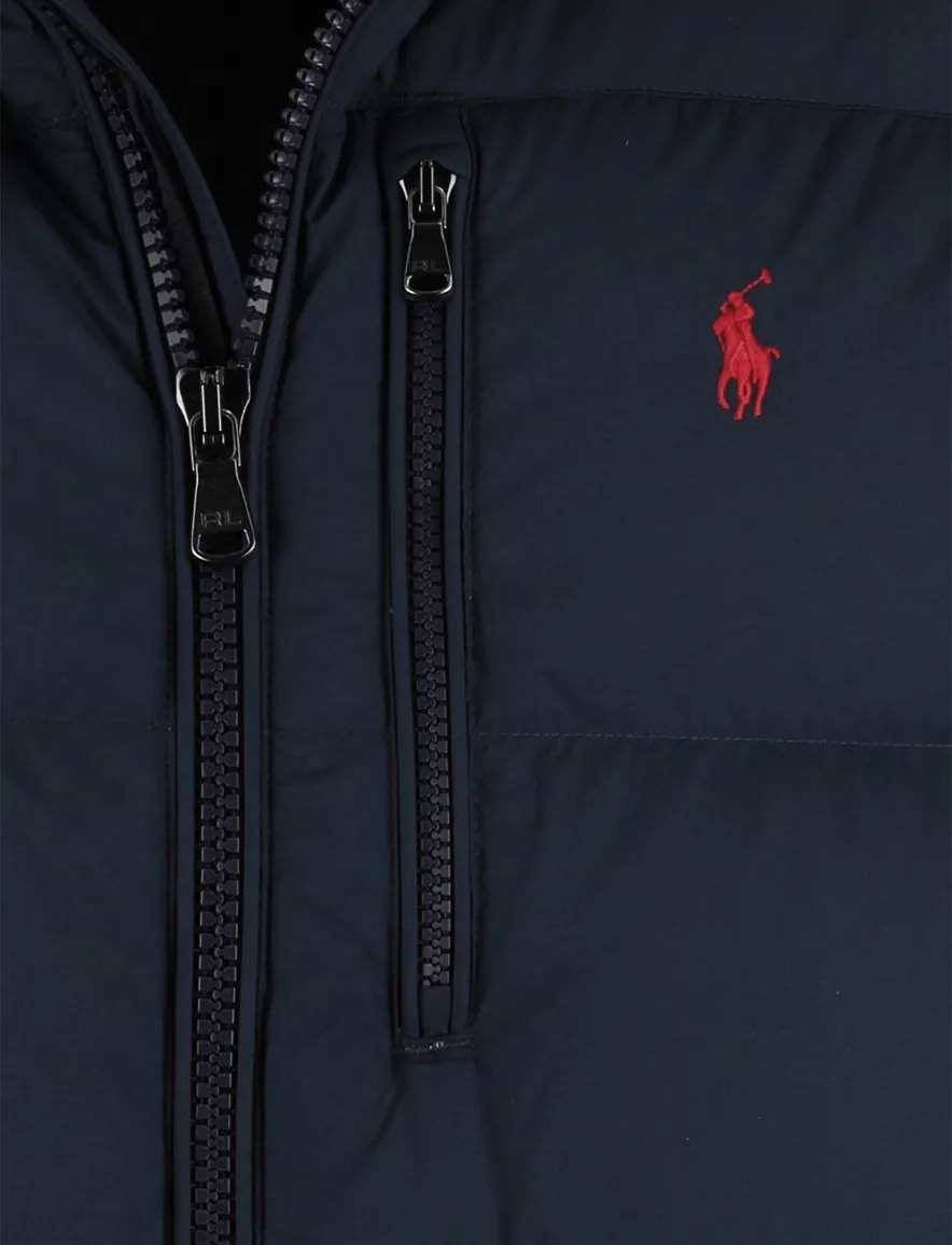 Polo ralph lauren bodywarmer donkerblauw effen polyester