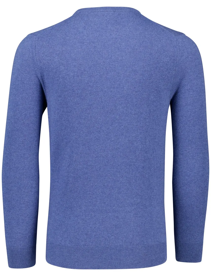 Polo Ralph Lauren trui blauw Classic gemeleerd wol