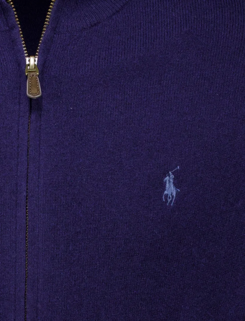 vest Polo Ralph Lauren donkerblauw lamswol