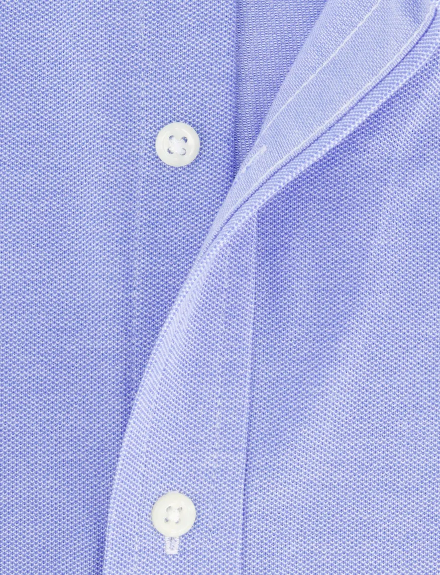 Polo Ralph Lauren knitted oxford blauw button-down