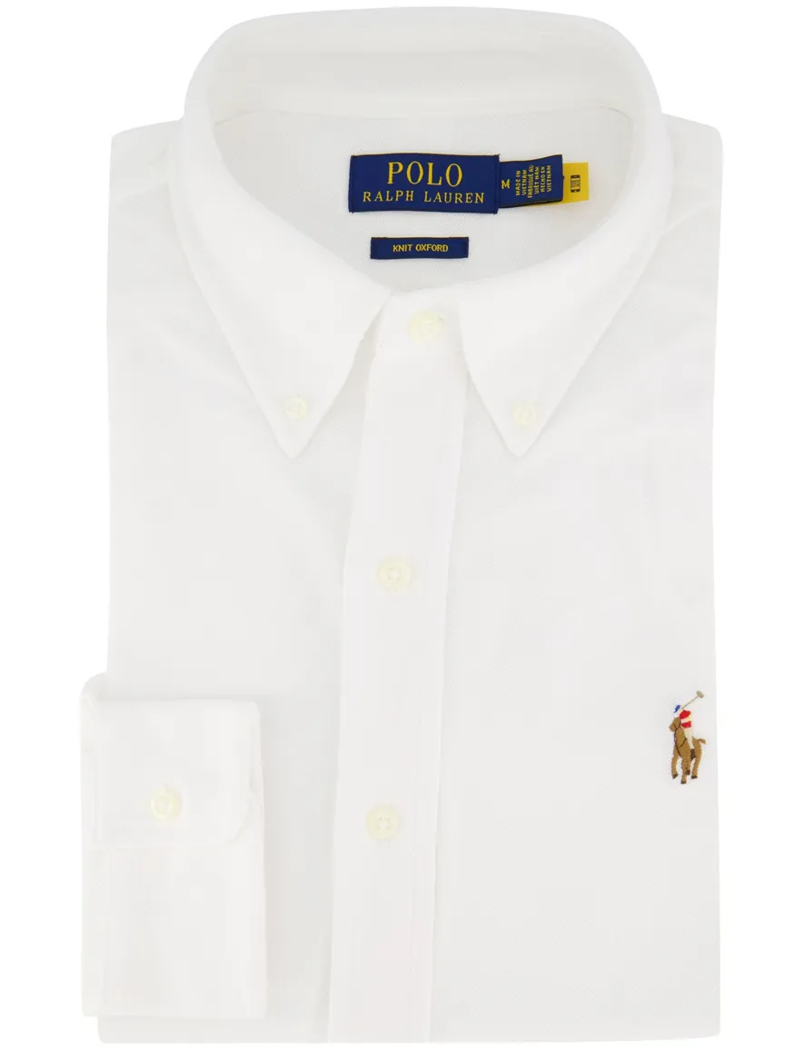 Polo Ralph Lauren knitted oxford wit button-down