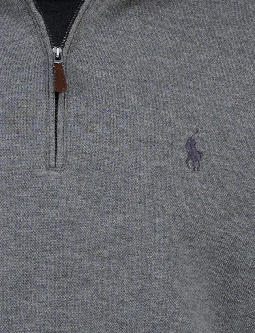 Polo Ralph Lauren trui half zip grijs