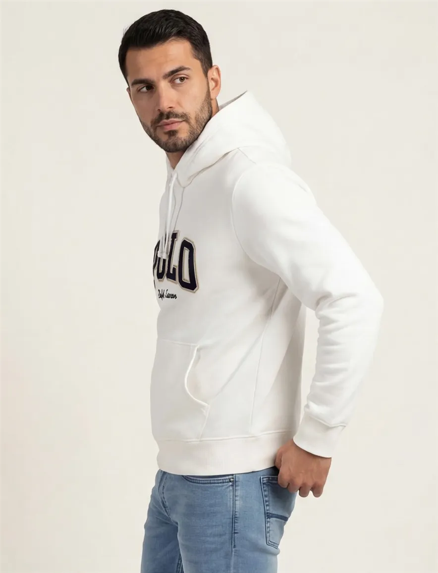 Polo Ralph Lauren hoodie wit opdruk