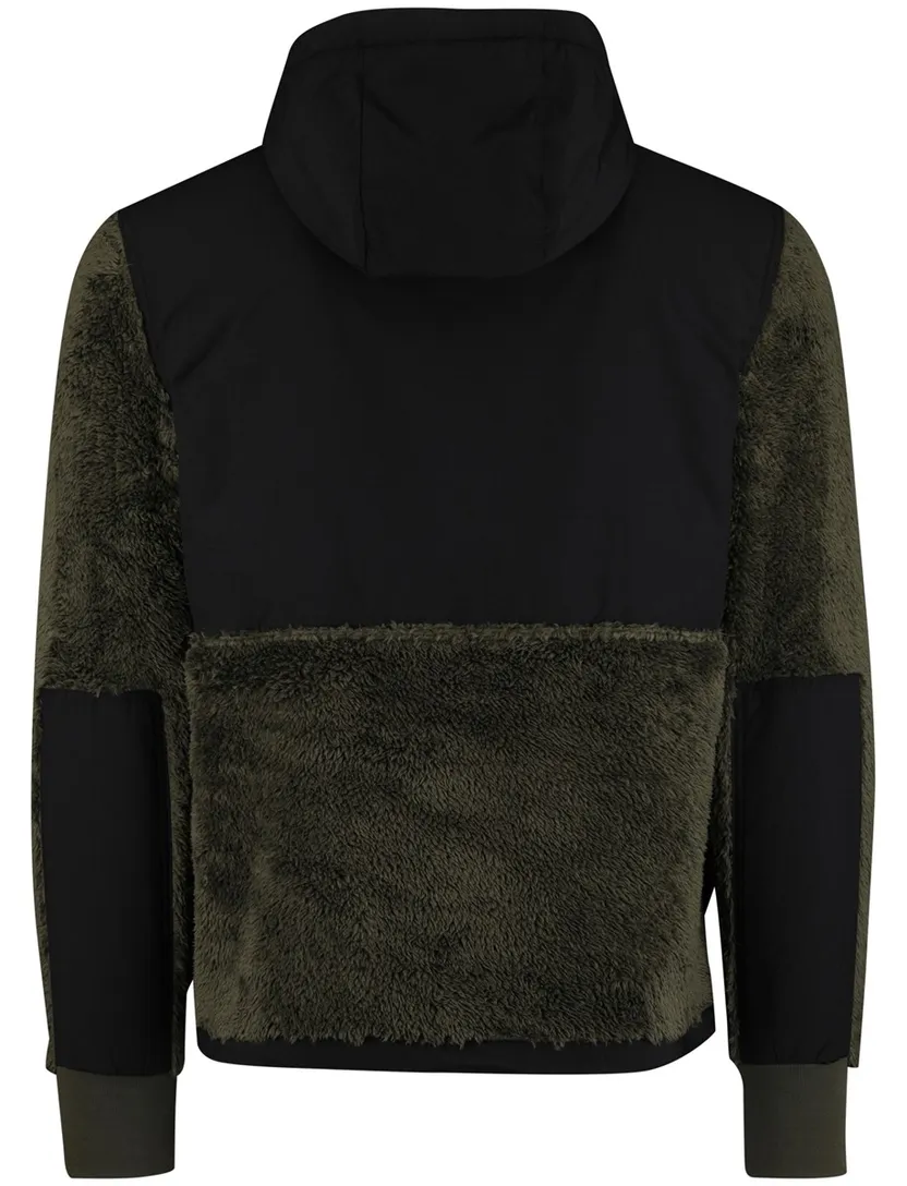 Polo Ralph Lauren Trui Half zip groen teddy dubbele borstzak