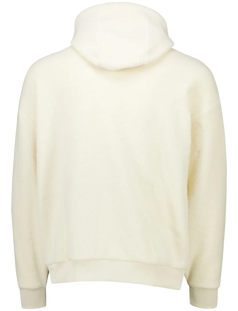 Polo Ralph Lauren Trui Hoodie Creme fleece effen