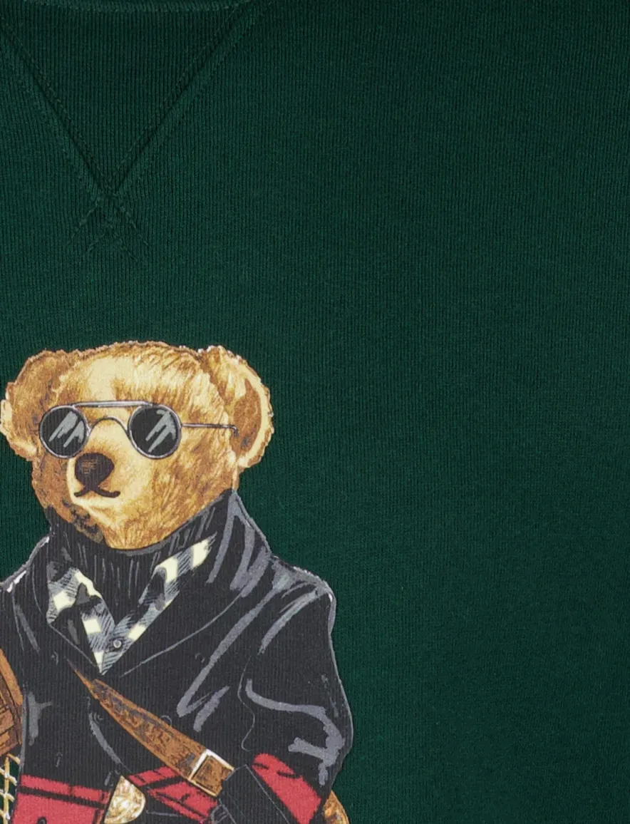 Polo Ralph Lauren sweater Donker groen Beer