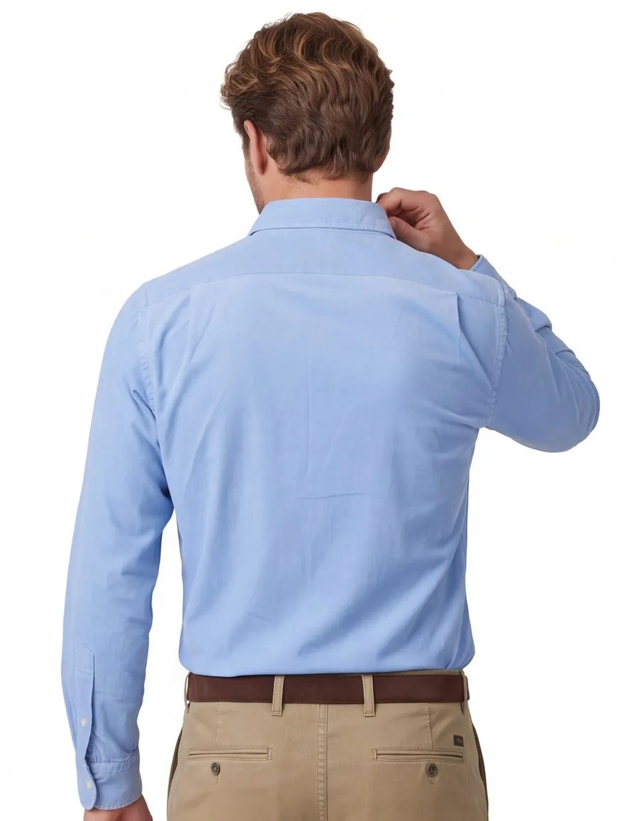 Polo Ralph Lauren overhemd ml 5 lichtblauw