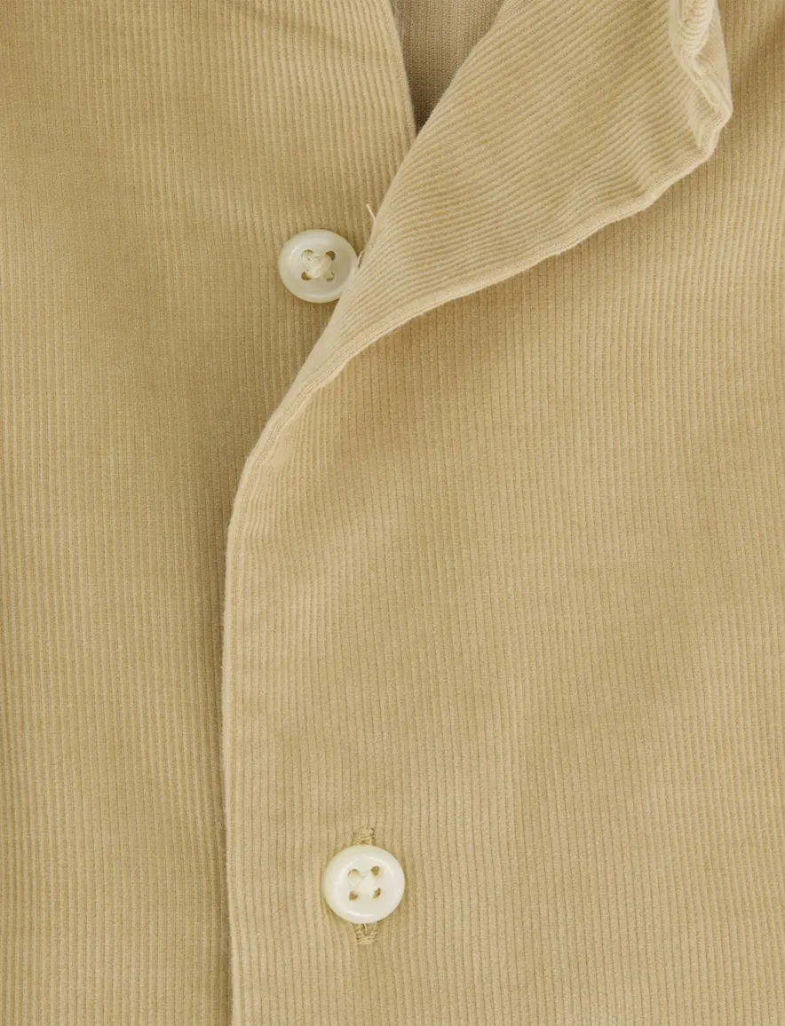 Polo Ralph Lauren overhemd corduroy beige lange mouw
