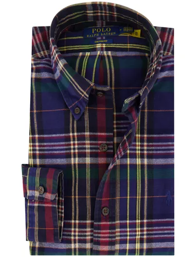 Polo Ralph Lauren Polo Ralph Lauren overhemd blauw custom fit