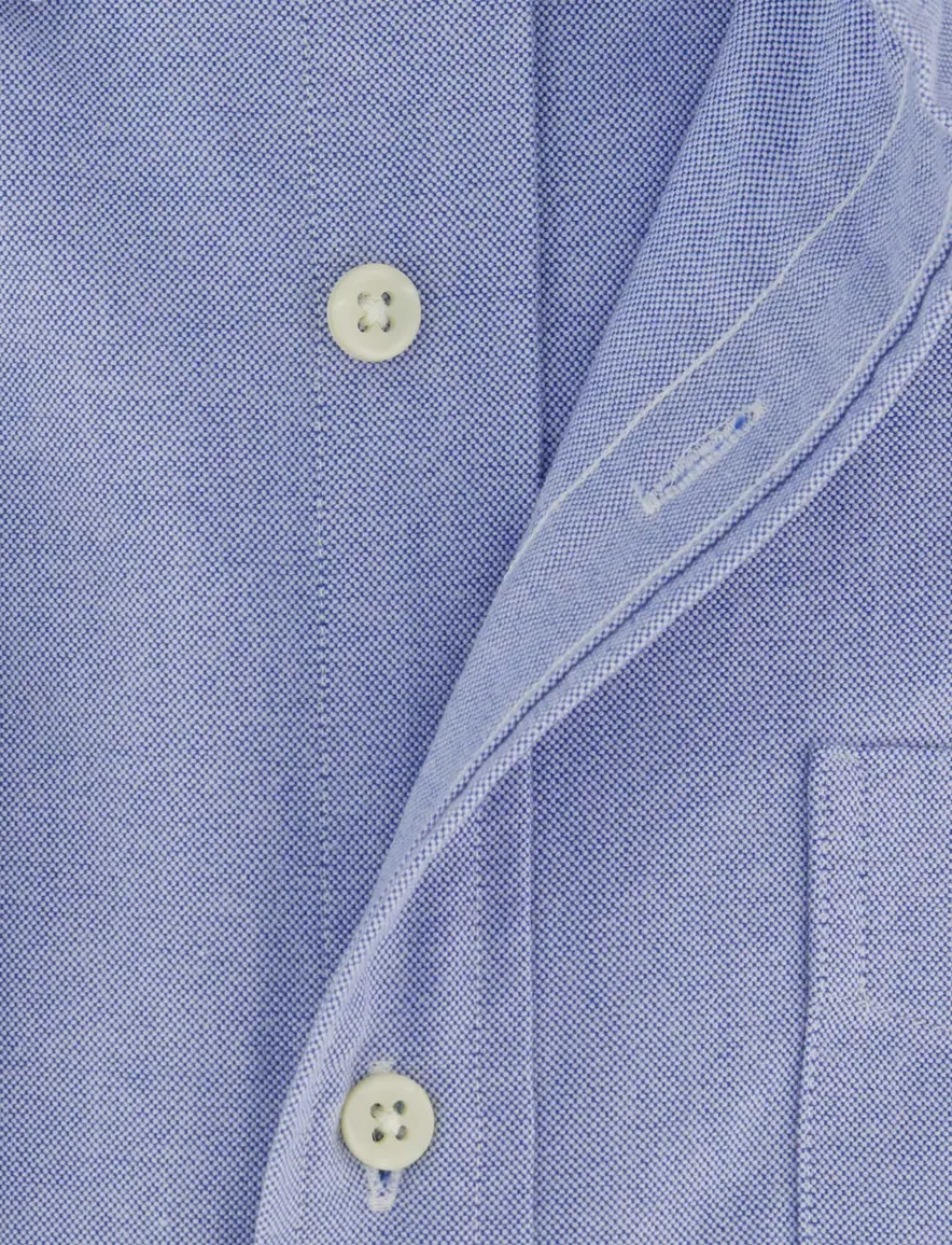 casual overhemd blauw Polo Ralph Lauren Custom Fit