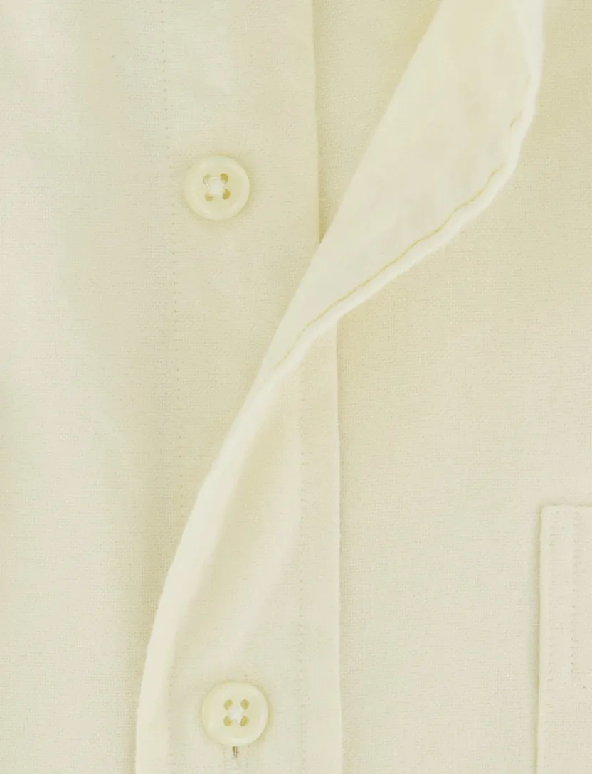 Polo Ralph Lauren custom fit overhemd creme bear