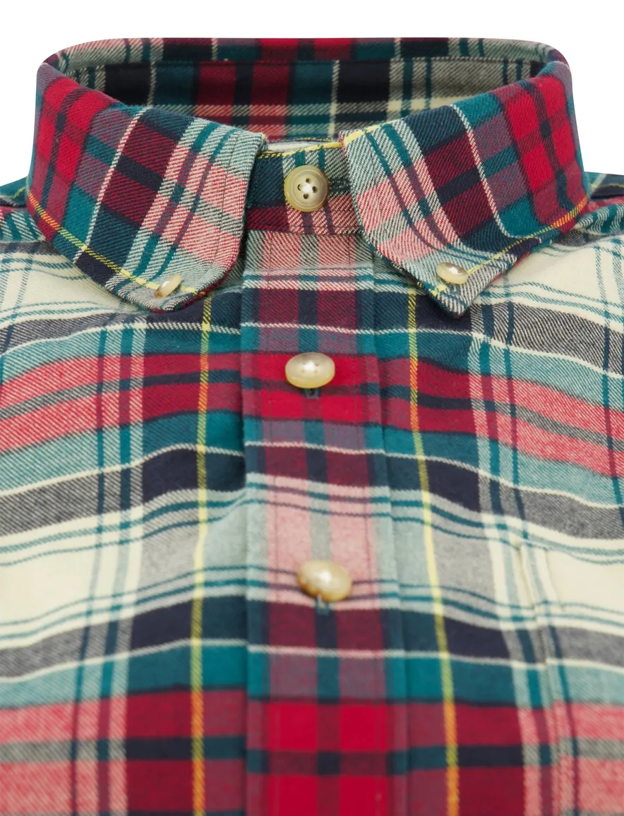Polo Ralph Lauren custom fit casual overhemd groen