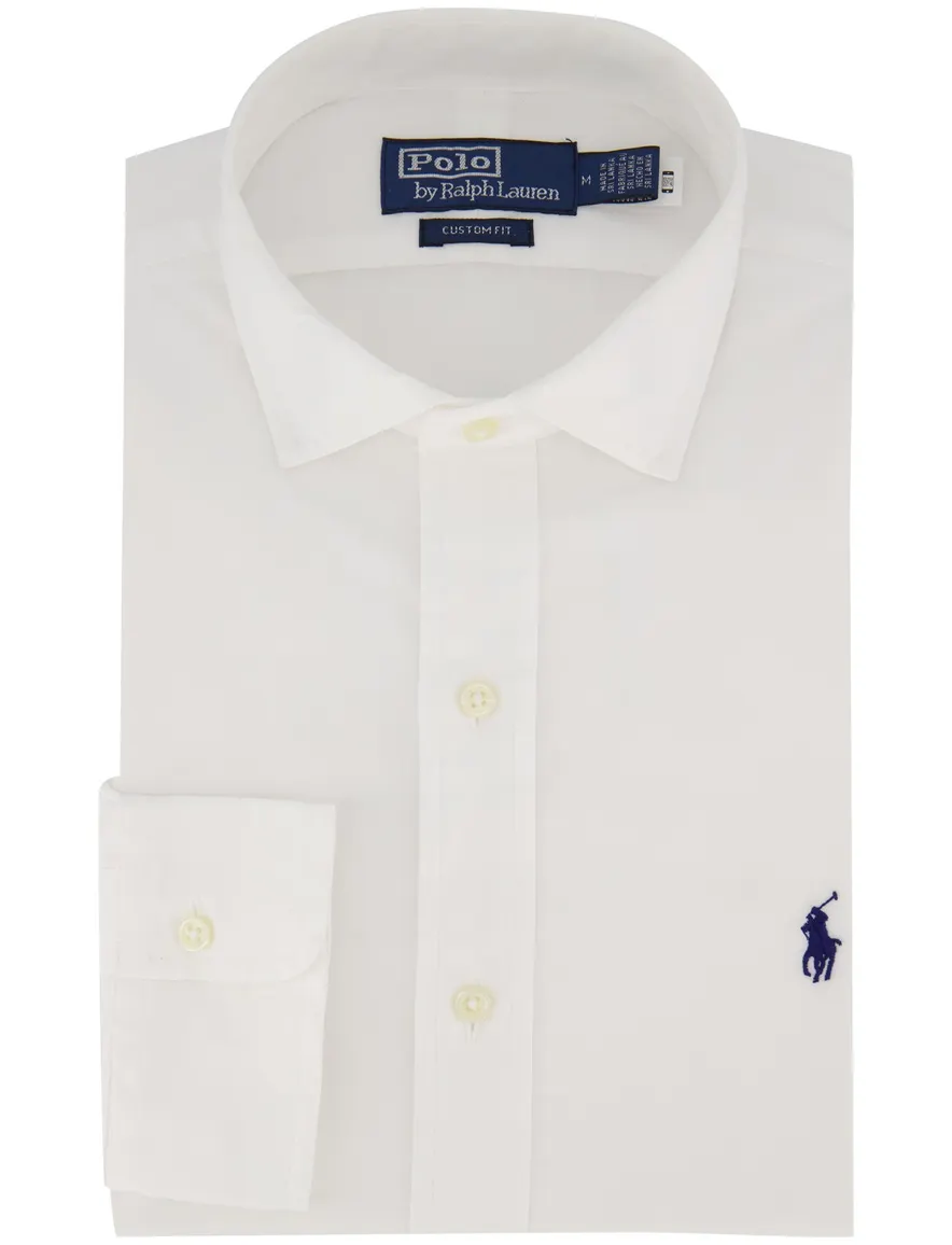 Polo Ralph Lauren Custom Fit casual overhemd semi-wide boord