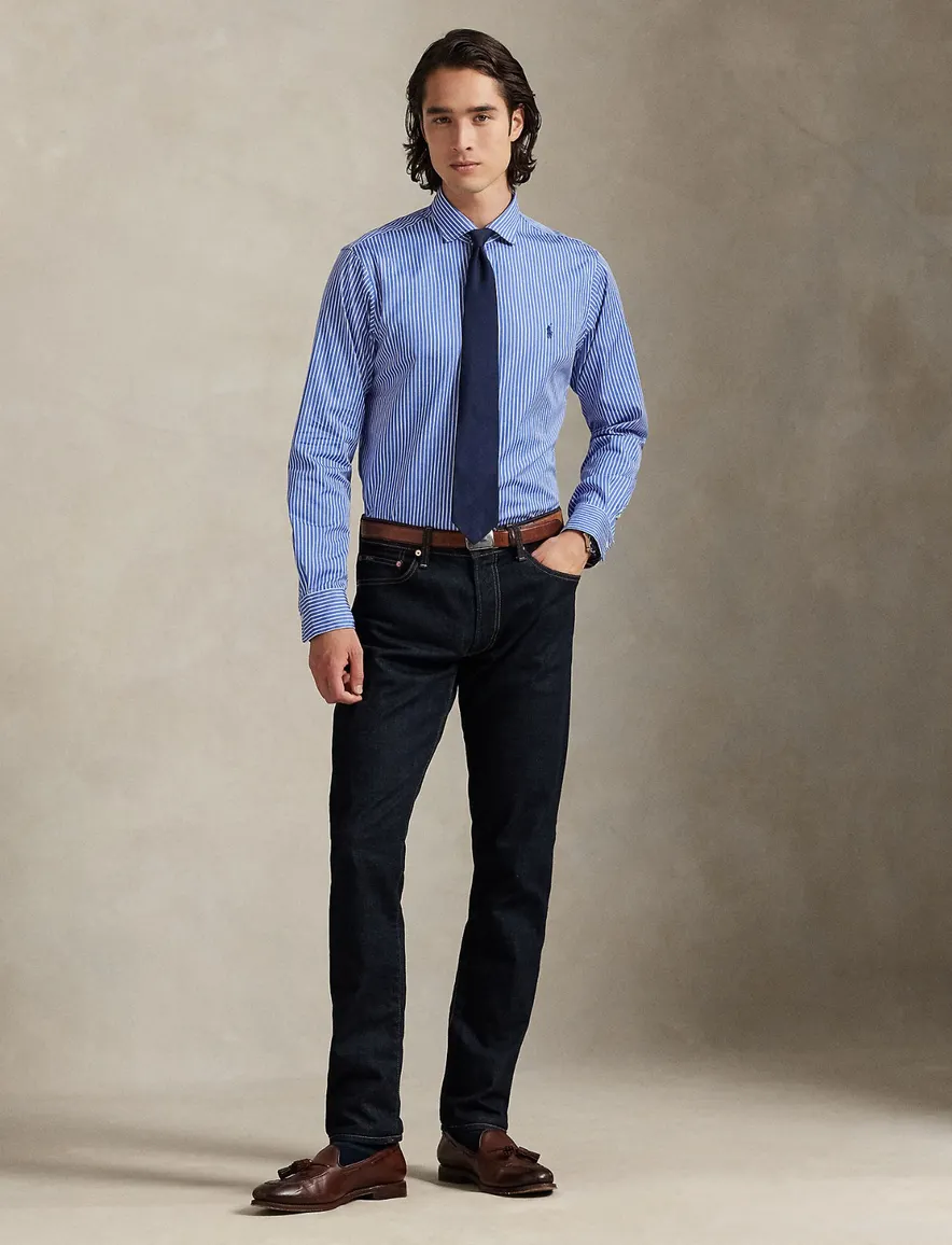 Polo Ralph Lauren overhemd wit blauw gestreept