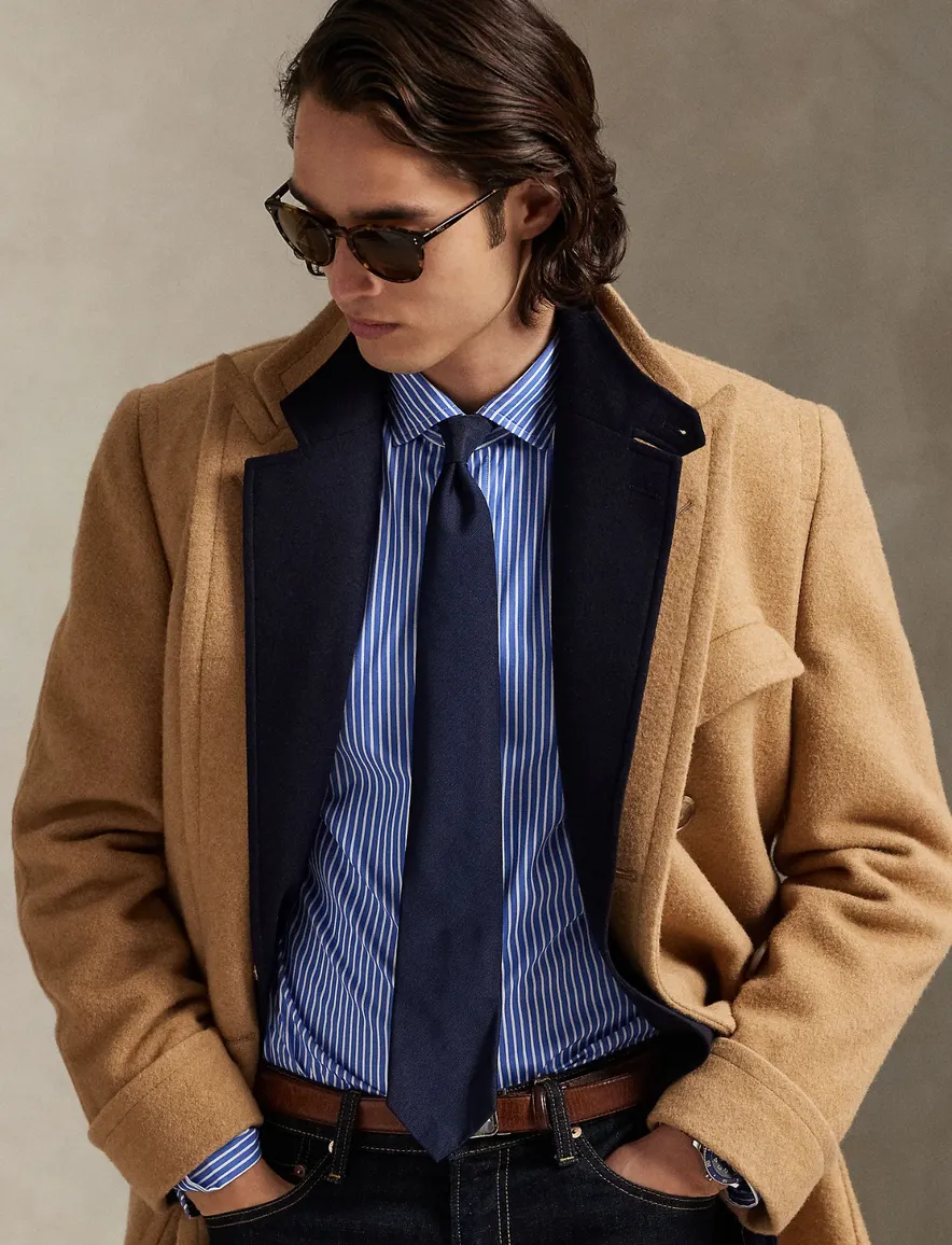 Polo Ralph Lauren overhemd wit blauw gestreept