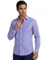 Polo Ralph Lauren overhemd wit blauw gestreept custom fit