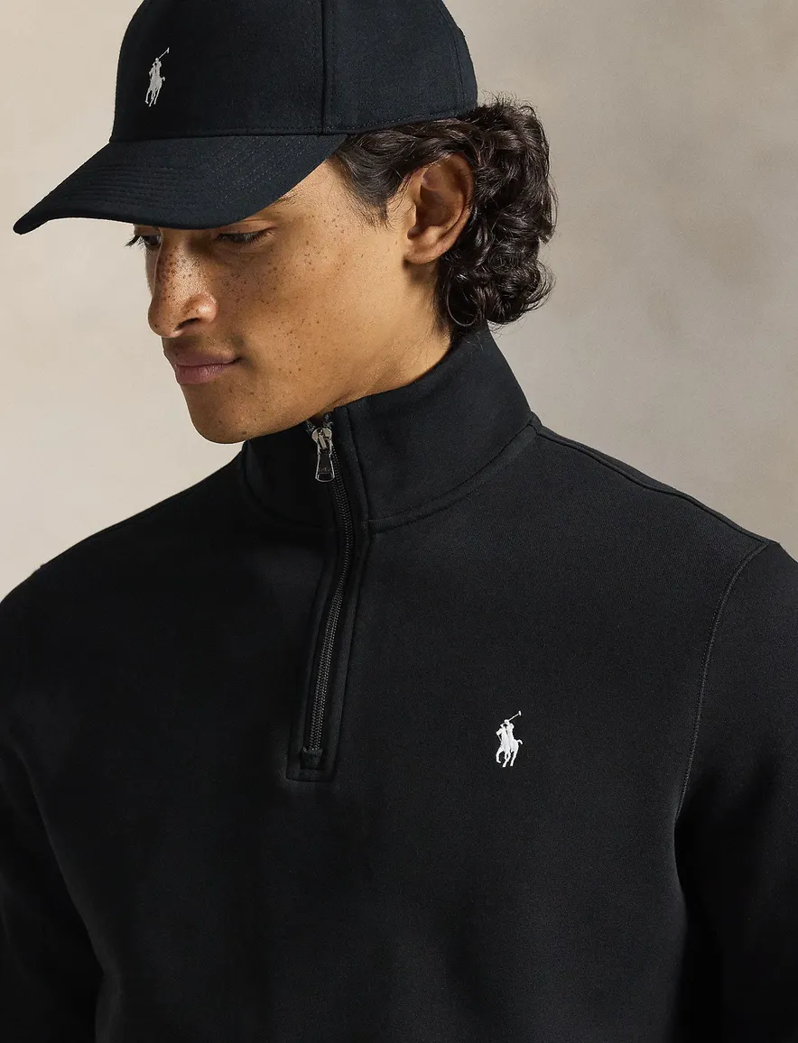 Polo Ralph Lauren Sweaters zwart half zip