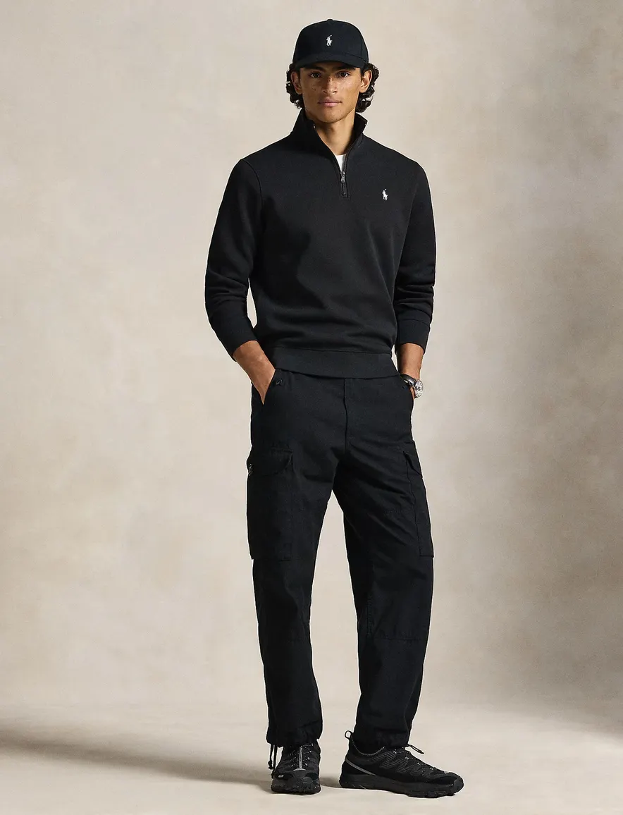 Polo Ralph Lauren Sweaters zwart half zip