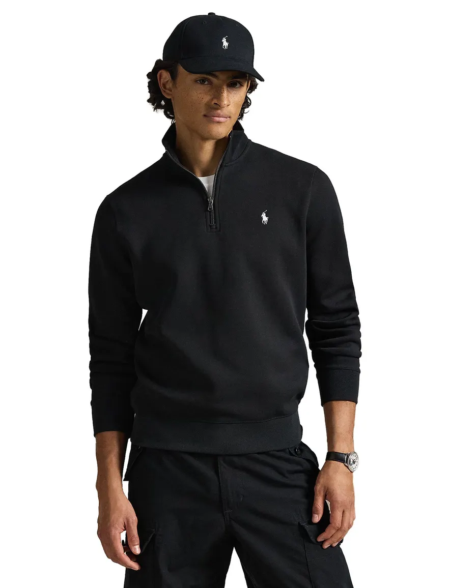 Polo Ralph Lauren Sweaters zwart half zip