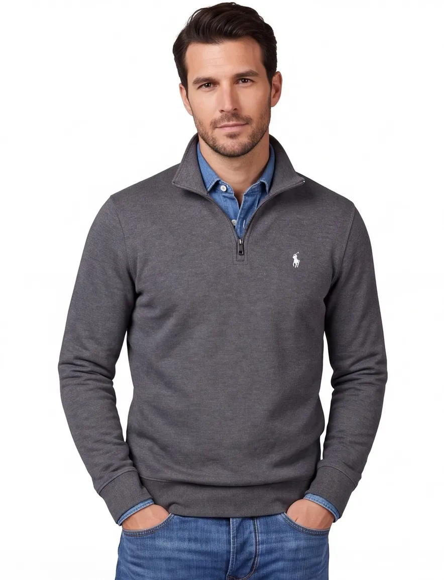 Polo Ralph Lauren Sweaters grijs gemeleerd